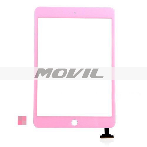 iPad Mini Digitizer Touch Screen with Home Button - Pink